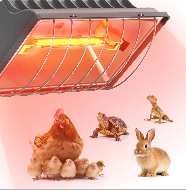 Heavy duty horse barn heater