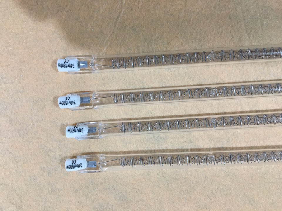 Ofen mit 550 mm großen Halogenheizlampen